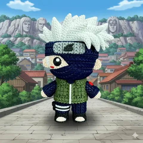 Kakashi Versión Crochet